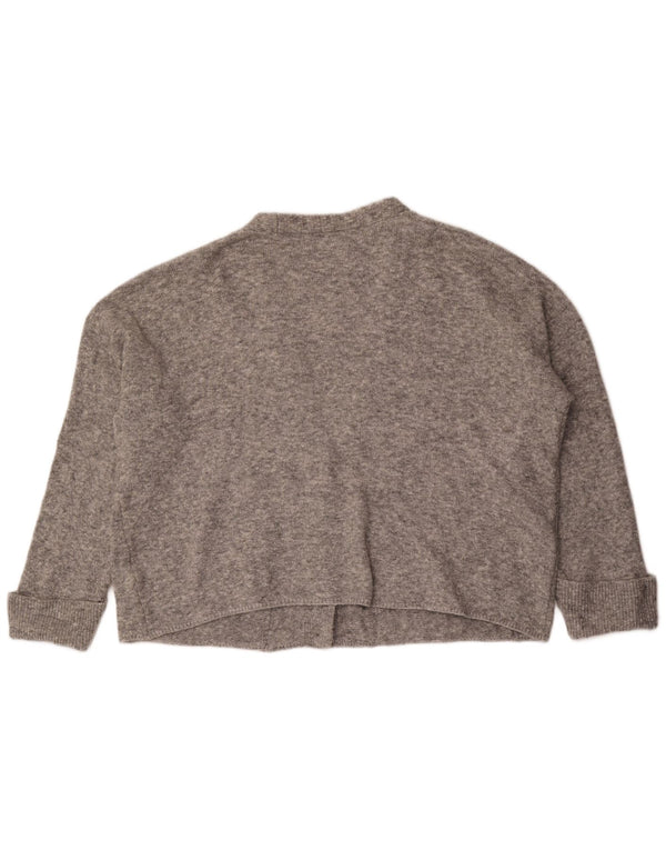 Pulover cardigan supradimensionat pentru femei Marks & Spencer UK 18 XL, gri cu pete