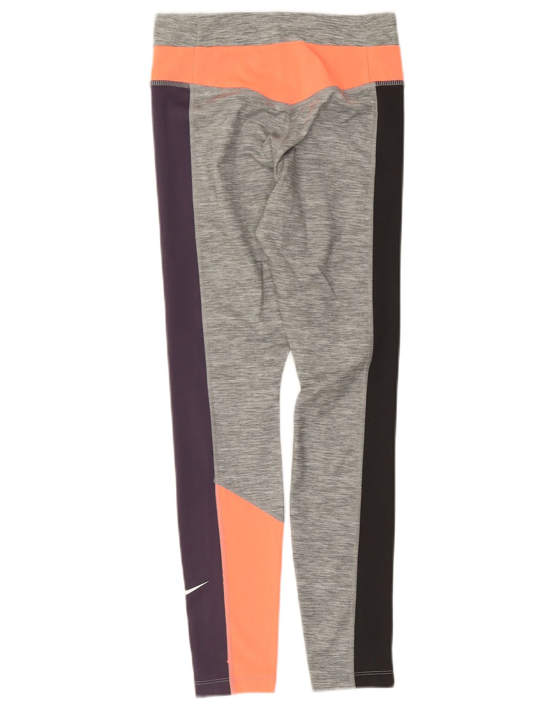Leggings Nike Dri Fit pentru femei UK 10, Gri, Poliester Colorblock