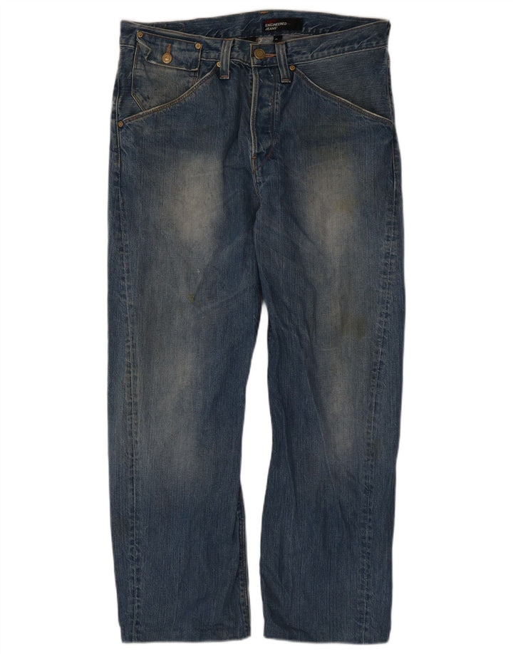Blugi drepti pentru bărbați Levi's W34 L28 albastru