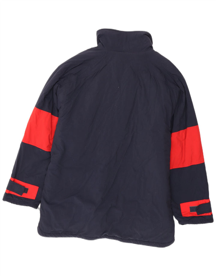 Jachetă căptușită cu pulover grafic Fila pentru bărbați UK 42 XL Bleumarin Colorblock