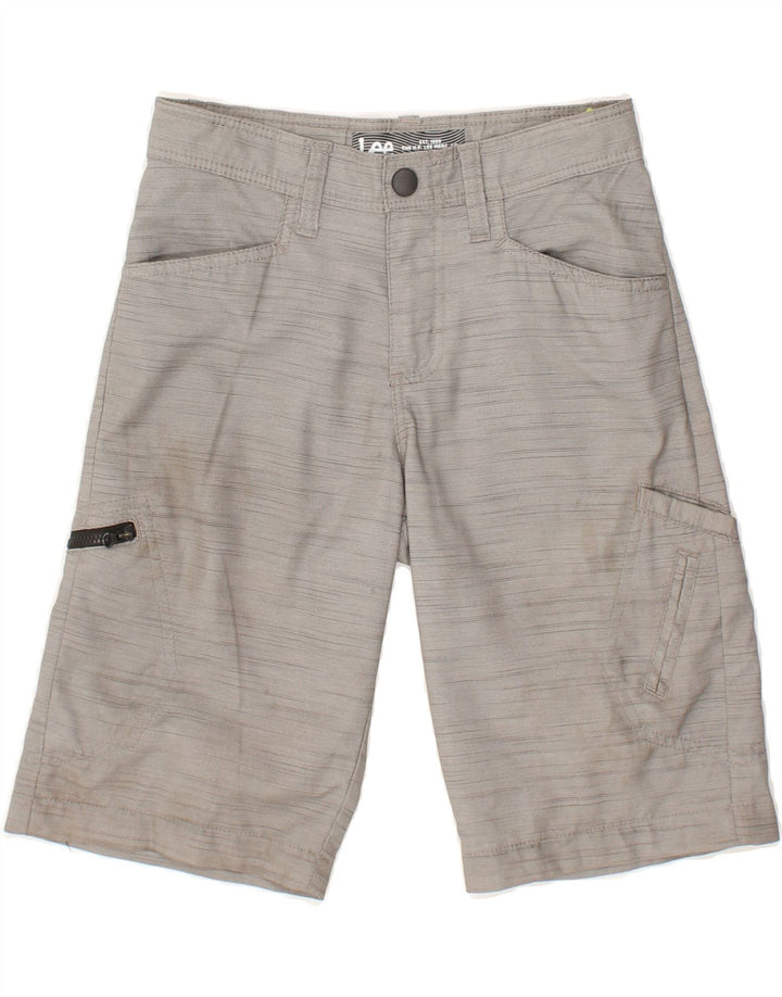 LEE Boys Cargo Shorts 9-10 Years W24  Grey Striped Vintage Lee and Second-Hand Lee from Messina Hembry 