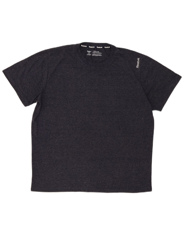 Tricou pentru bărbați Reebok Top XL poliester cu pături gri