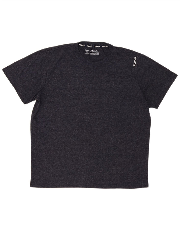 Tricou pentru bărbați Reebok Top XL poliester cu pături gri