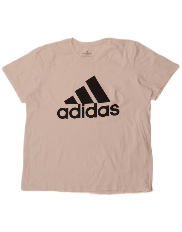 Tricou grafic pentru bărbați Adidas Top XL Alb