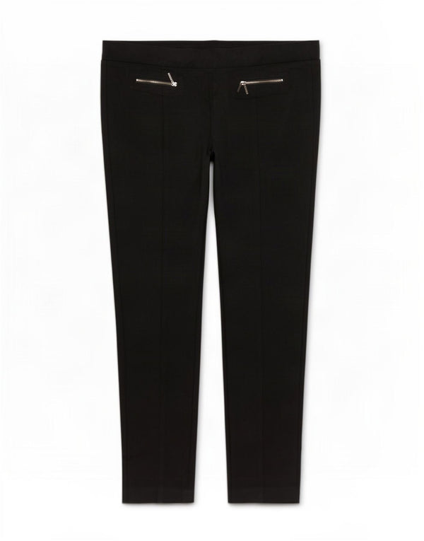 Pantaloni casual drepti pentru femei Marks & Spencer UK 16 Large W34 L26 Negru