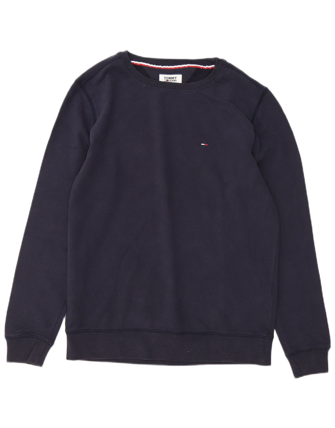 Hanorac pentru bărbați Tommy Hilfiger Pulover mare din bumbac bleumarin