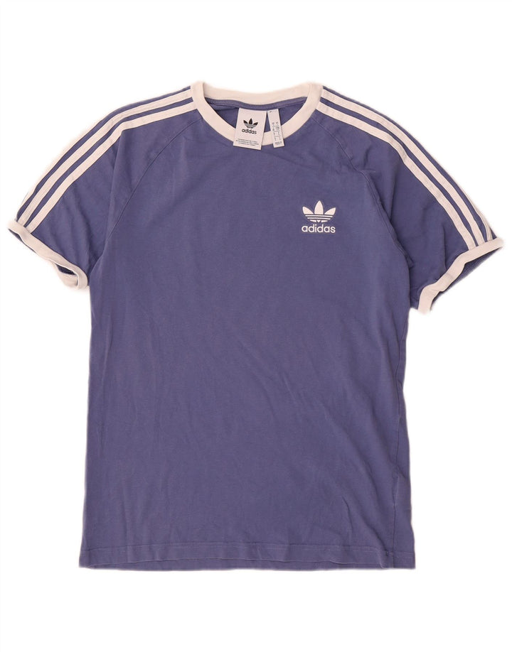 Tricou pentru bărbați Adidas Top mic din bumbac bleumarin