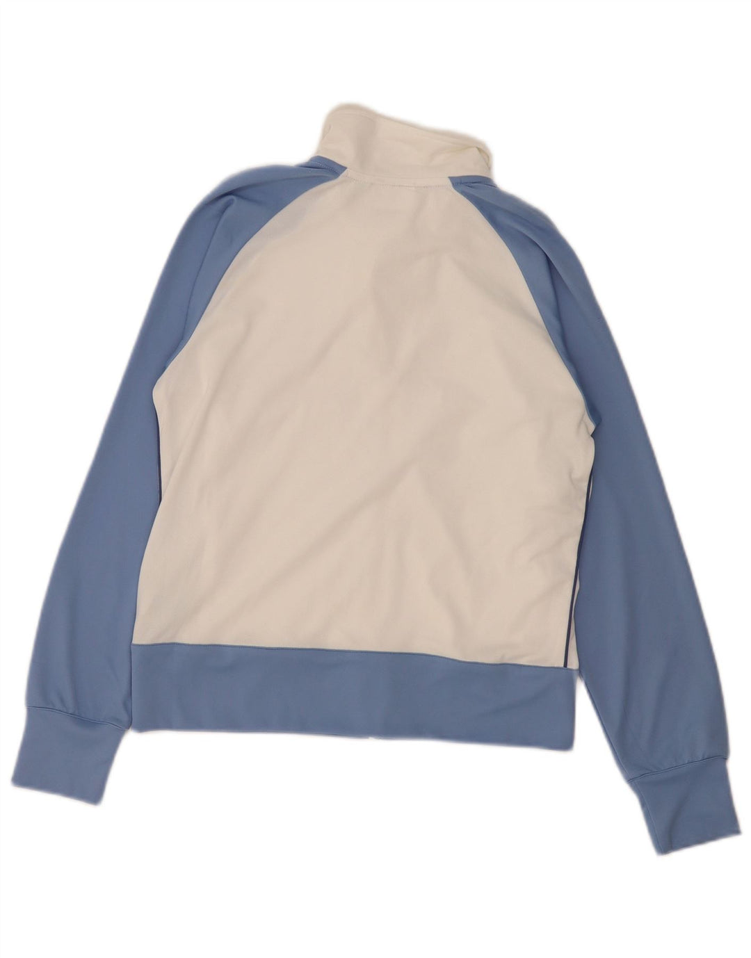 DIADORA Womens Tracksuit Top Jacket UK 8 Small White Colourblock Polyester