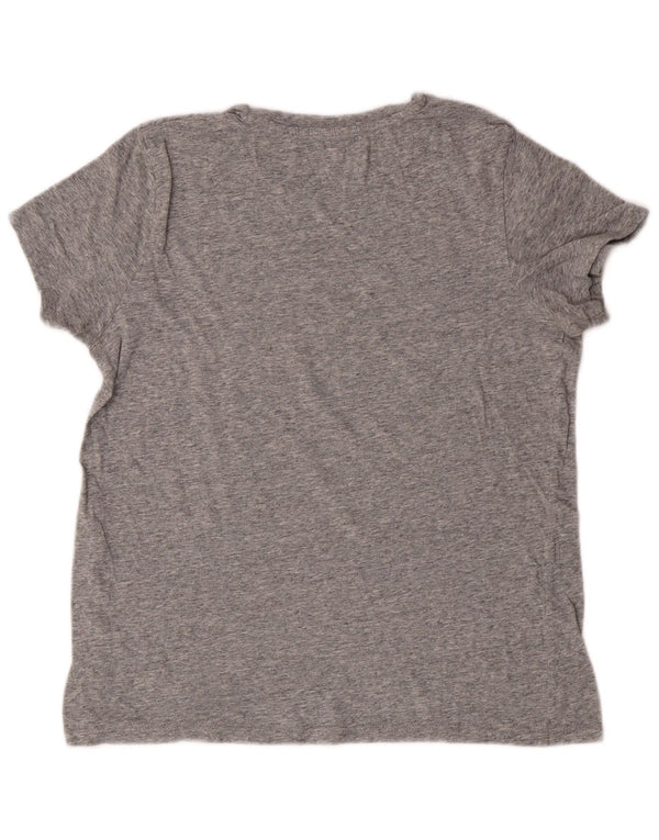 Tricou cu grafic pentru femei Levi's Top UK 14 Medium Grey Flecked