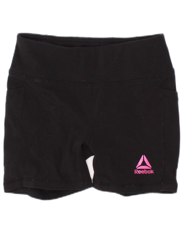 Pantaloni scurti sport pentru fete Reebok 4-5 ani XS poliester negru