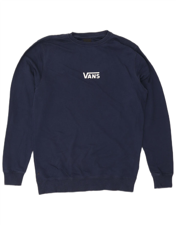 Hanorac pentru bărbați Vans Jumper mic, albastru bleumarin, bumbac
