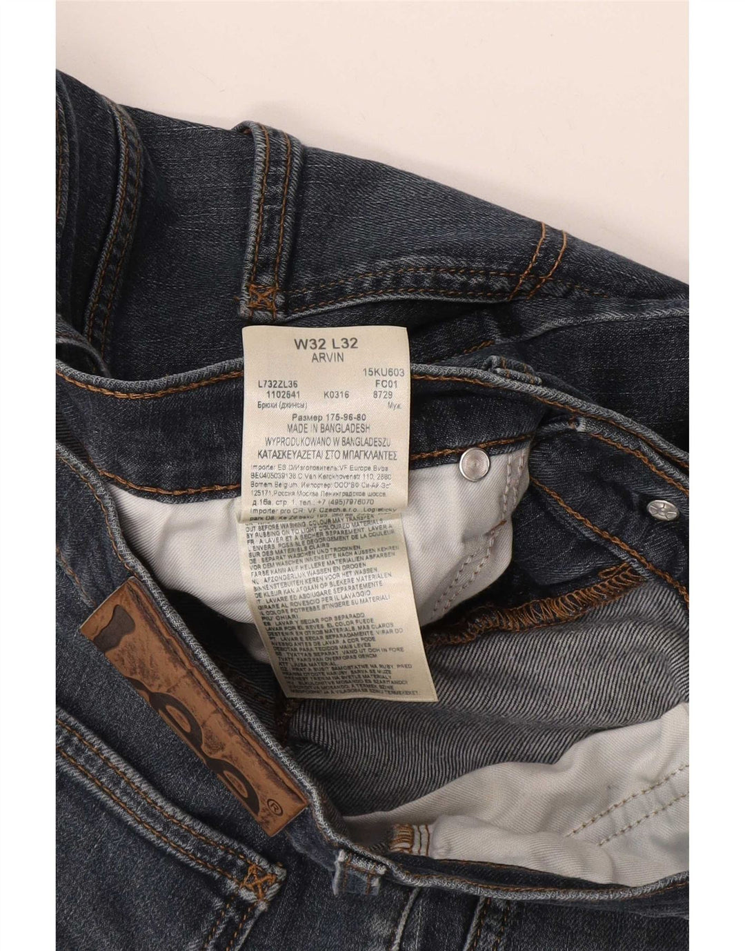 Blugi pentru bărbați Lee Arvin Slim W32 L32 Bumbac bleumarin