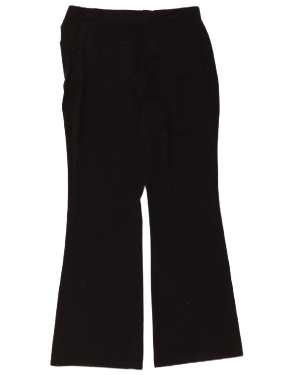 Pantaloni de costum pentru femei Marks & Spencer Flare UK 14 Large W30 L30 Negru