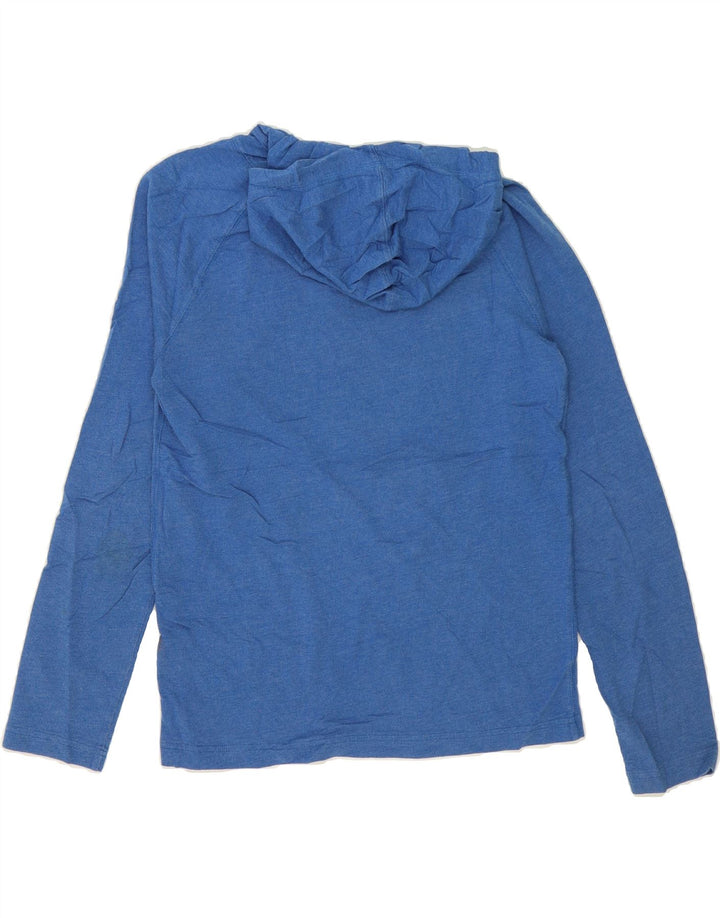 PUMA Womens Hoodie Jumper UK 14 Medium Blue Polyester Vintage Puma and Second-Hand Puma from Messina Hembry 