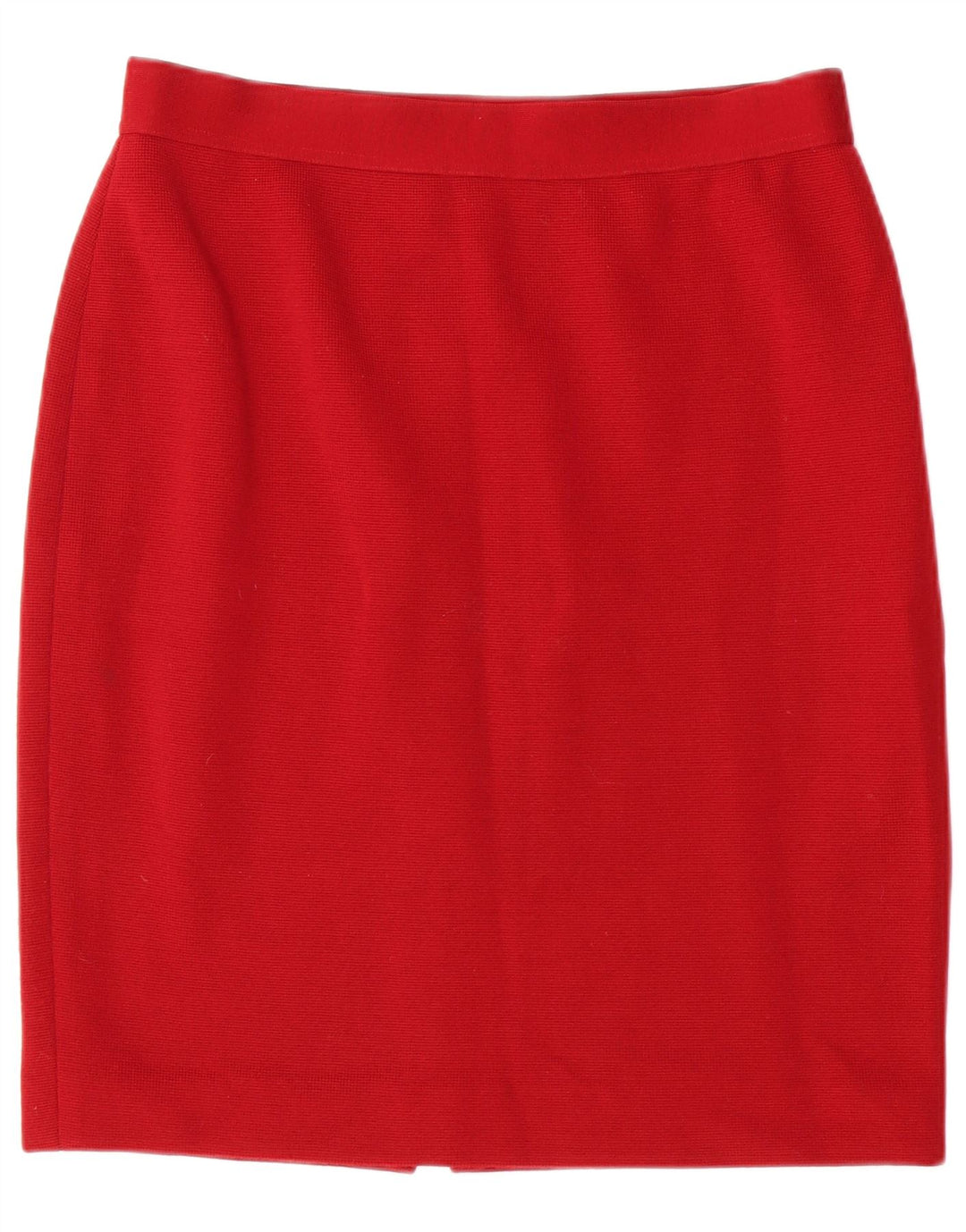 Fusta creion Vintage pentru femei W32 Lână roșie mare