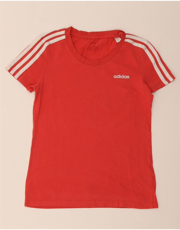 Tricou Adidas pentru femei Top UK 8/10 Small Red Bumbac