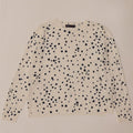 Pulover pentru femei Marks & Spencer cu gât de barcă UK 14 Large White