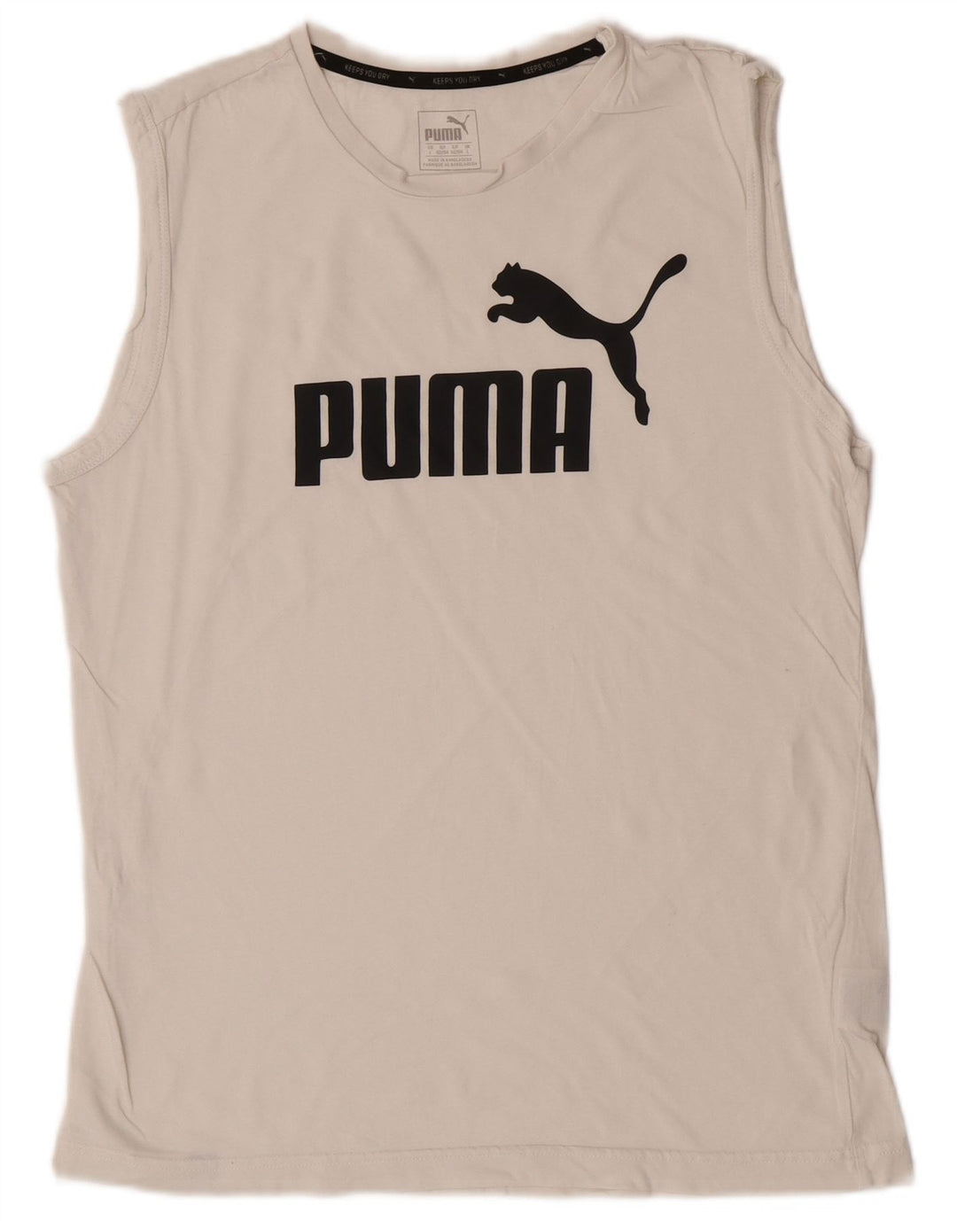 Vesta grafică pentru bărbați Puma, mare, alb, bumbac