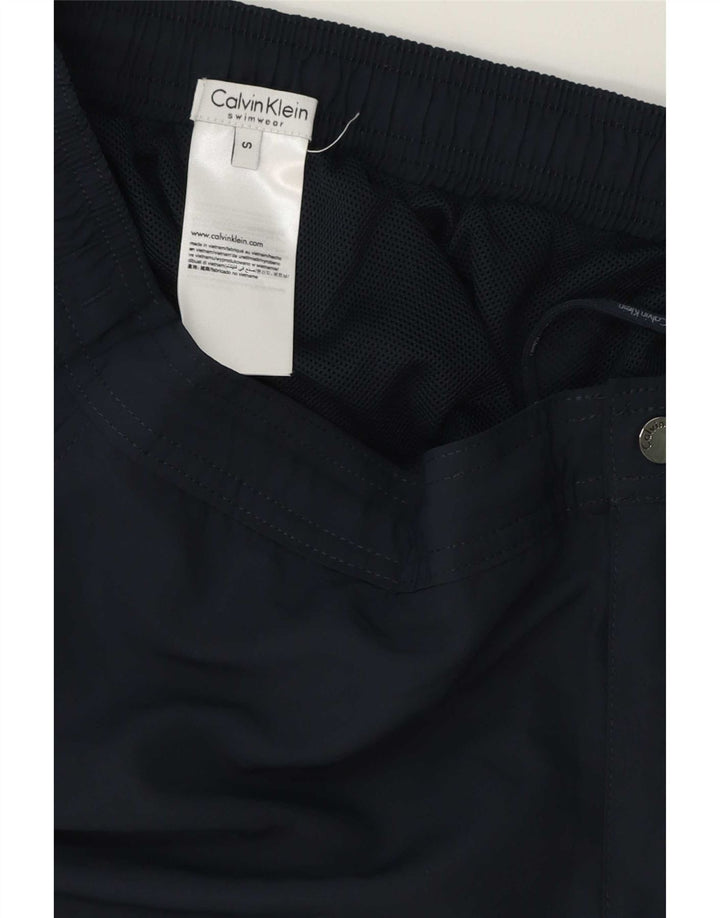 Pantaloni scurți de înot Calvin Klein pentru bărbați, poliester mici, albastru