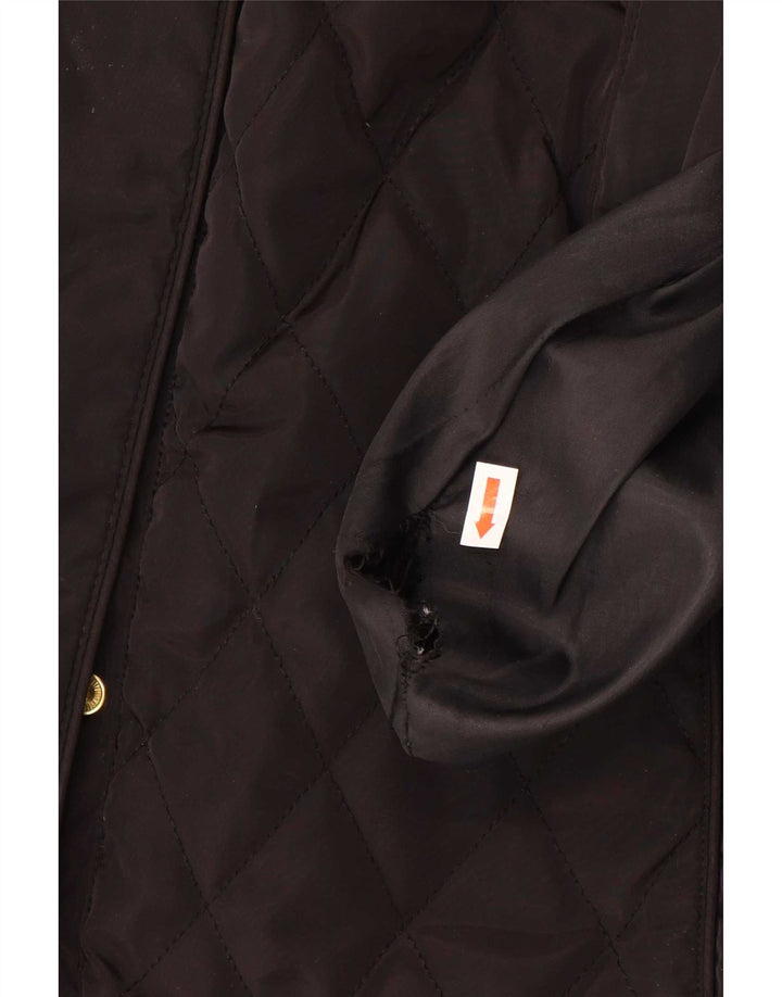 Palton matlasat pentru femei Michael Kors UK 16 Poliester negru mare