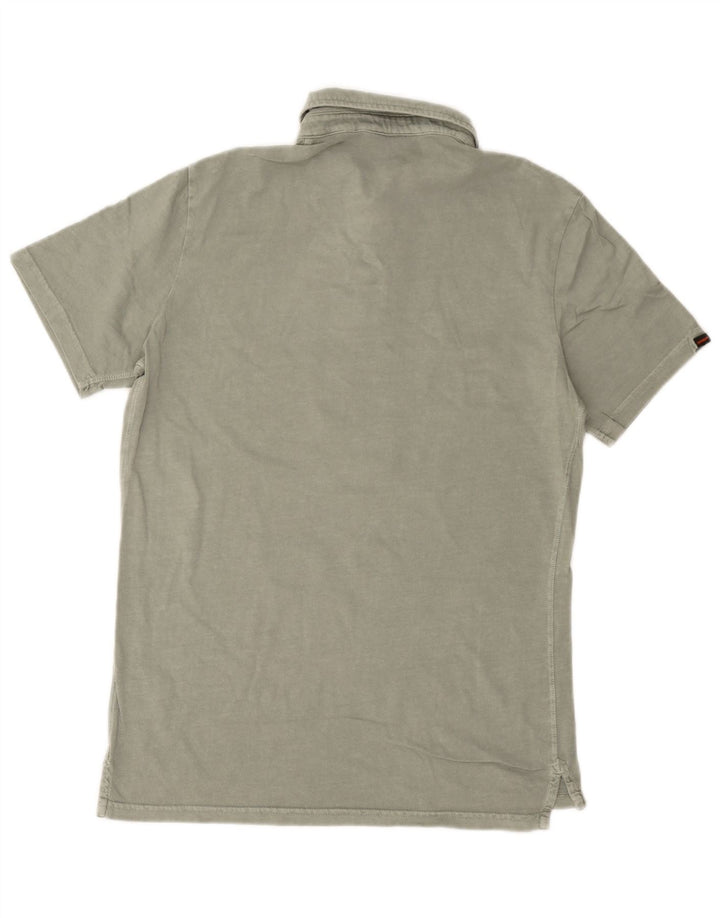Tricou polo pentru bărbați Superdry, bumbac verde mare