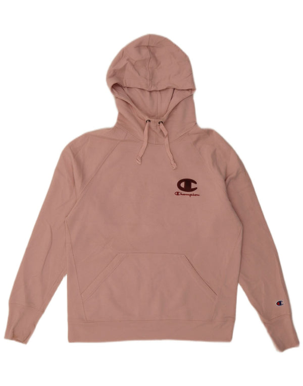 Pulover cu glugă Champion, cu formă lejeră, pentru femei, UK 14, Roz mediu