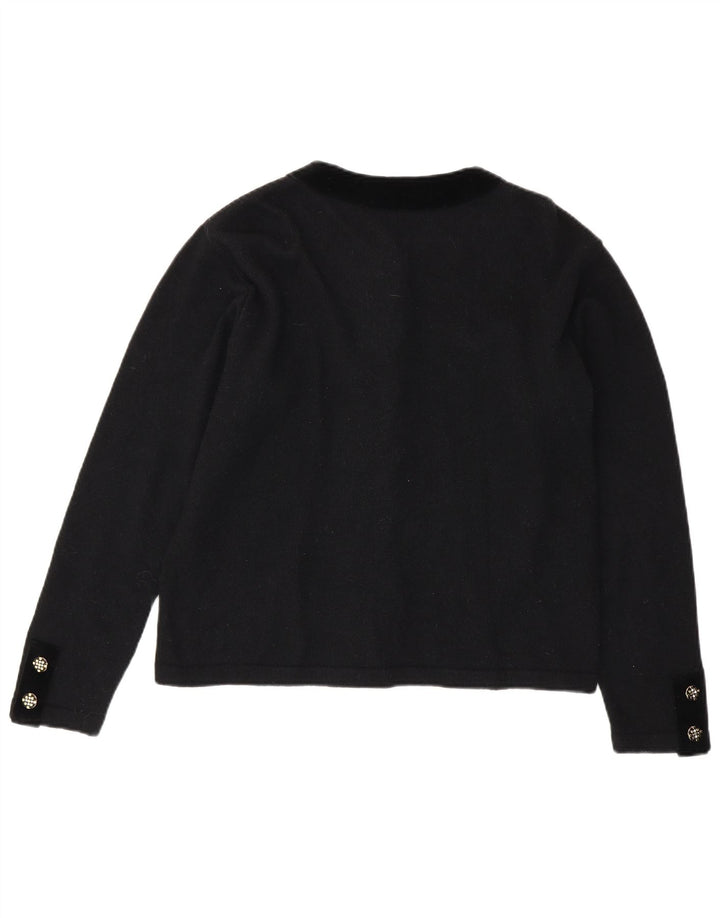 Pulover cardigan Fausta pentru femei UK 14 Medium Negru