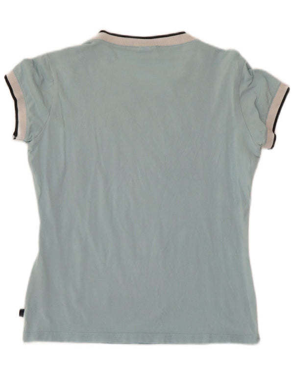 Tricou grafic ASICS pentru femei Top UK 12 Medium Blue Bumbac