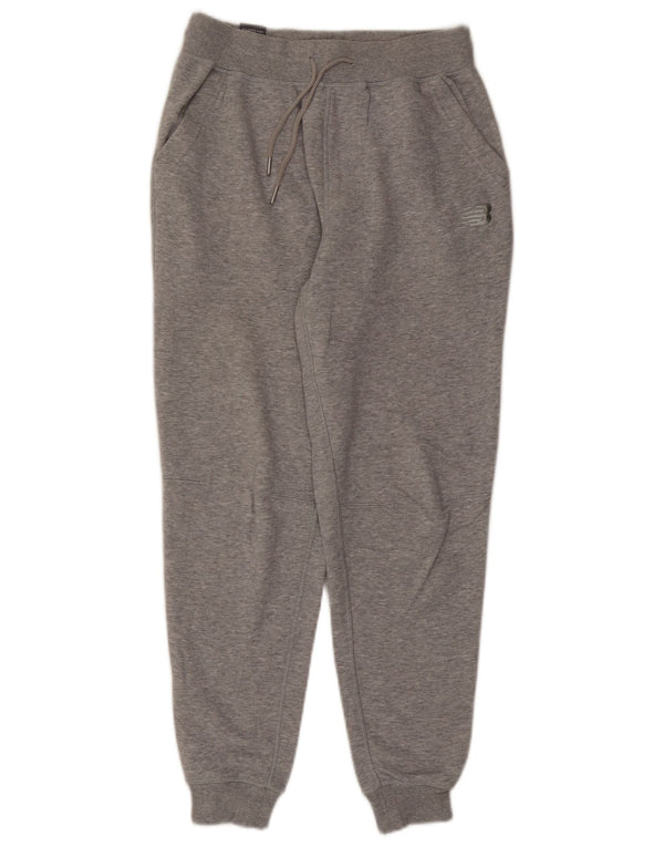NEW BALANCE Pantaloni de trening pentru femei Joggeri UK 6 XS Bumbac gri