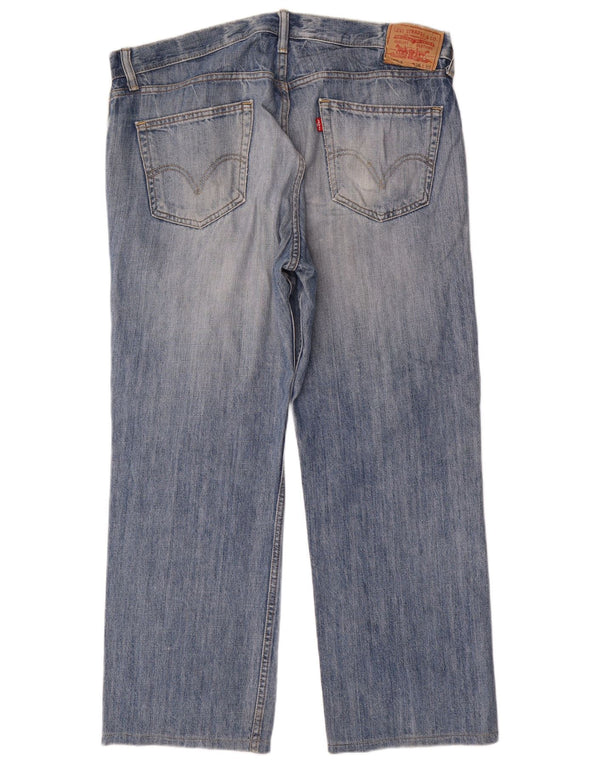 Blugi drepti pentru bărbați Levi's 550, cu ajustare relaxată, W36 L30, bumbac albastru