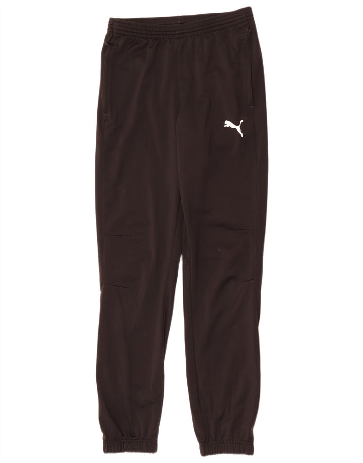 Pantaloni de trening Puma pentru bărbați Joggeri poliester mediu negru