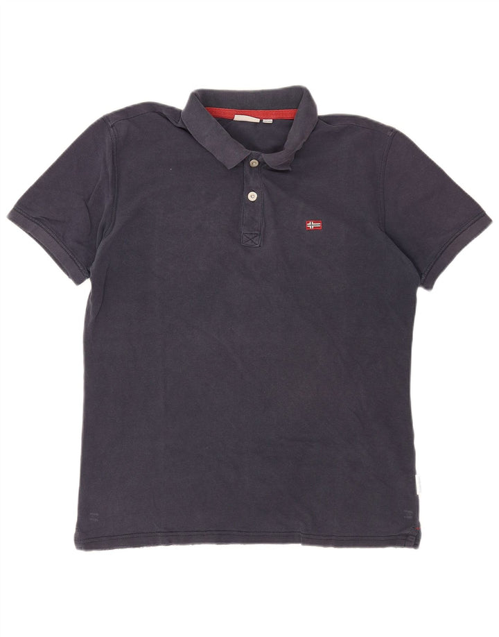 Tricou polo Napapijri pentru bărbați, mare bleumarin