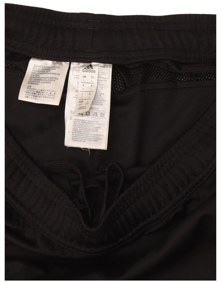 Pantaloni de trening Adidas pentru bărbați, mari, negru, poliester