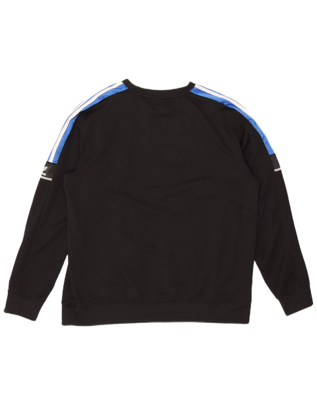 Pulover grafic pentru bărbați Adidas XL, poliester color bloc negru