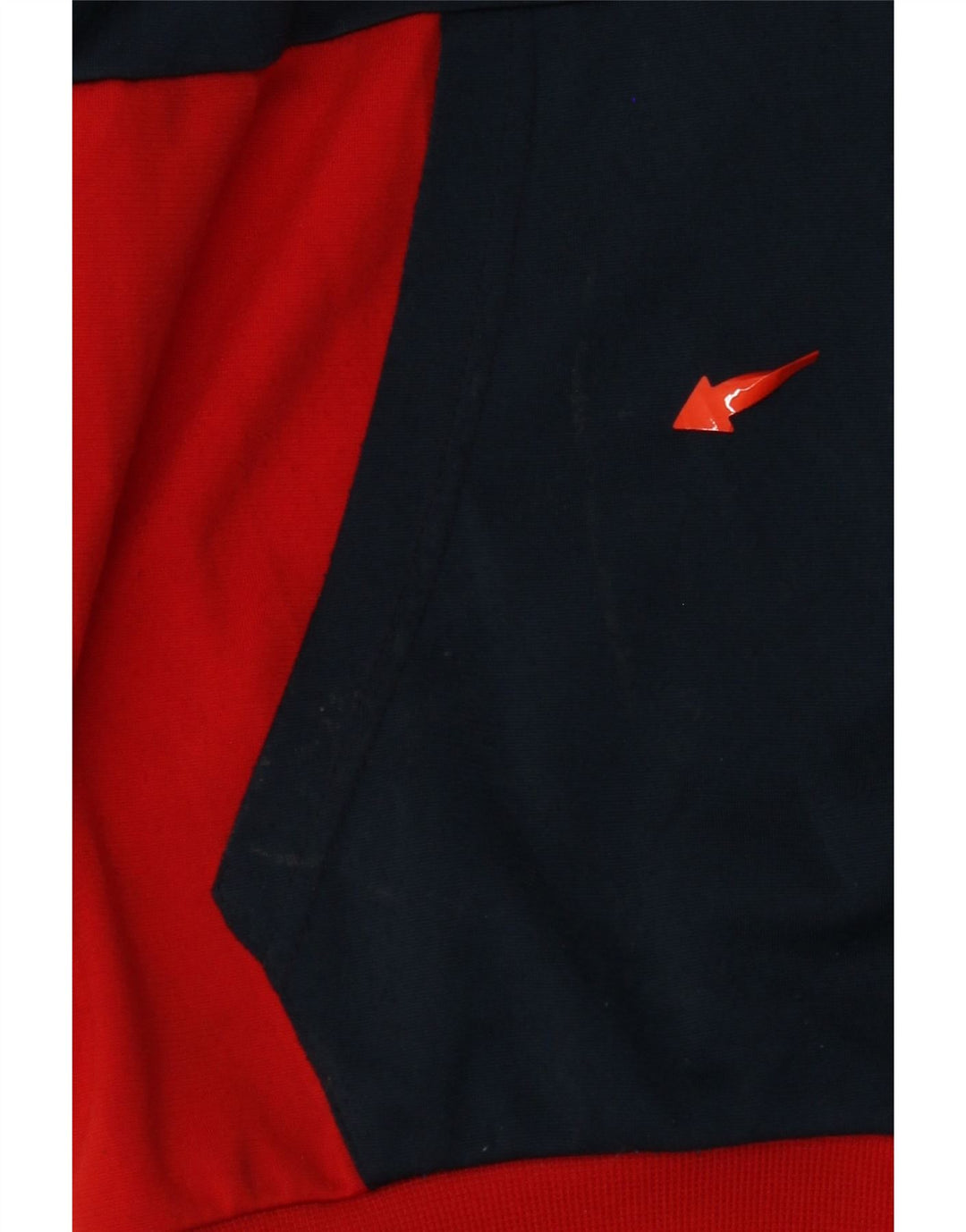 Jachetă de trening pentru bărbați ADIDAS Marea Britanie 38/40 Poliester Colorblock Roșu Mediu