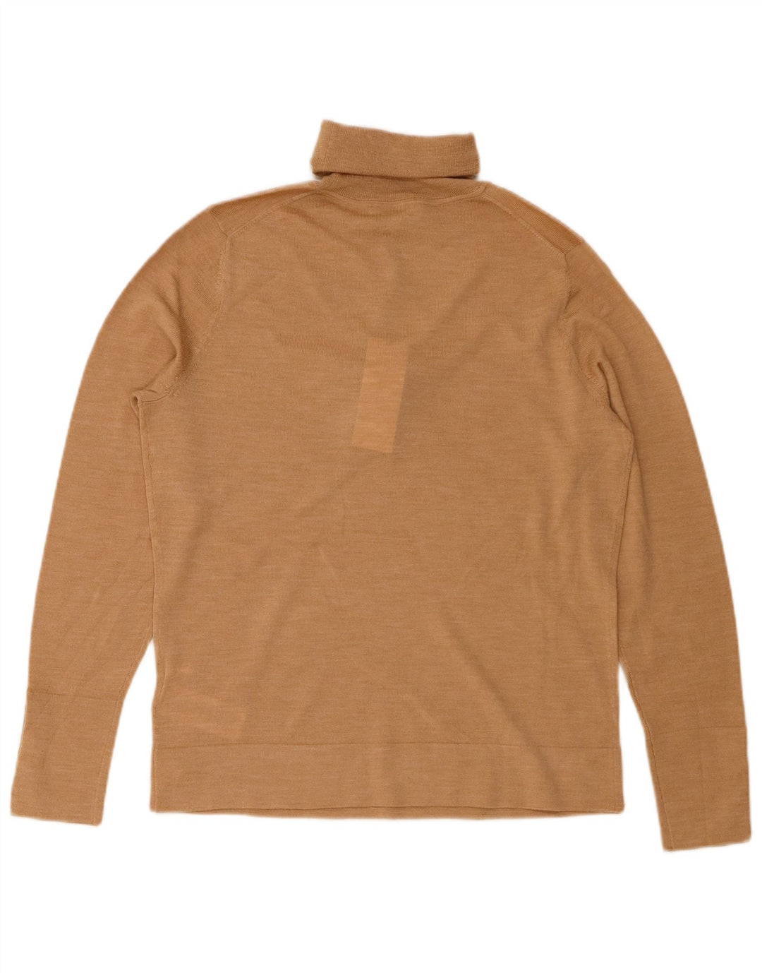 Pulover Hobbs pentru femei cu gât rulat din lână merinos maro mediu UK 14