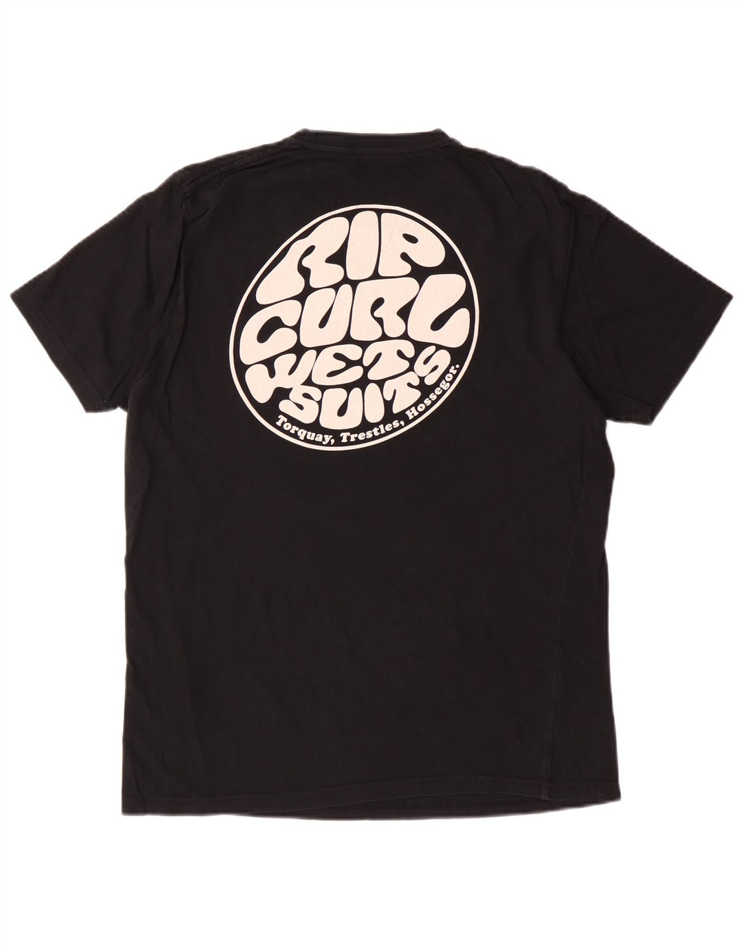 Tricou grafic Rip Curl pentru bărbați, cu ajustare standard, top mediu negru