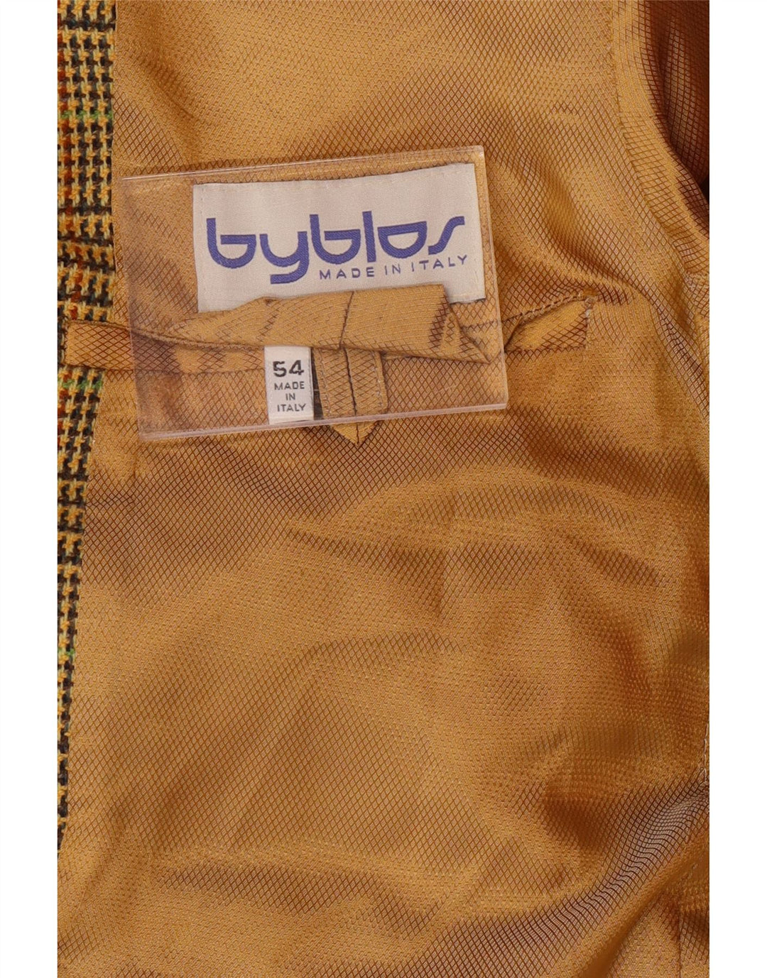 Jachetă BYBLOS pentru bărbați, cu 3 nasturi, IT 54 2XL, picior de gală galben