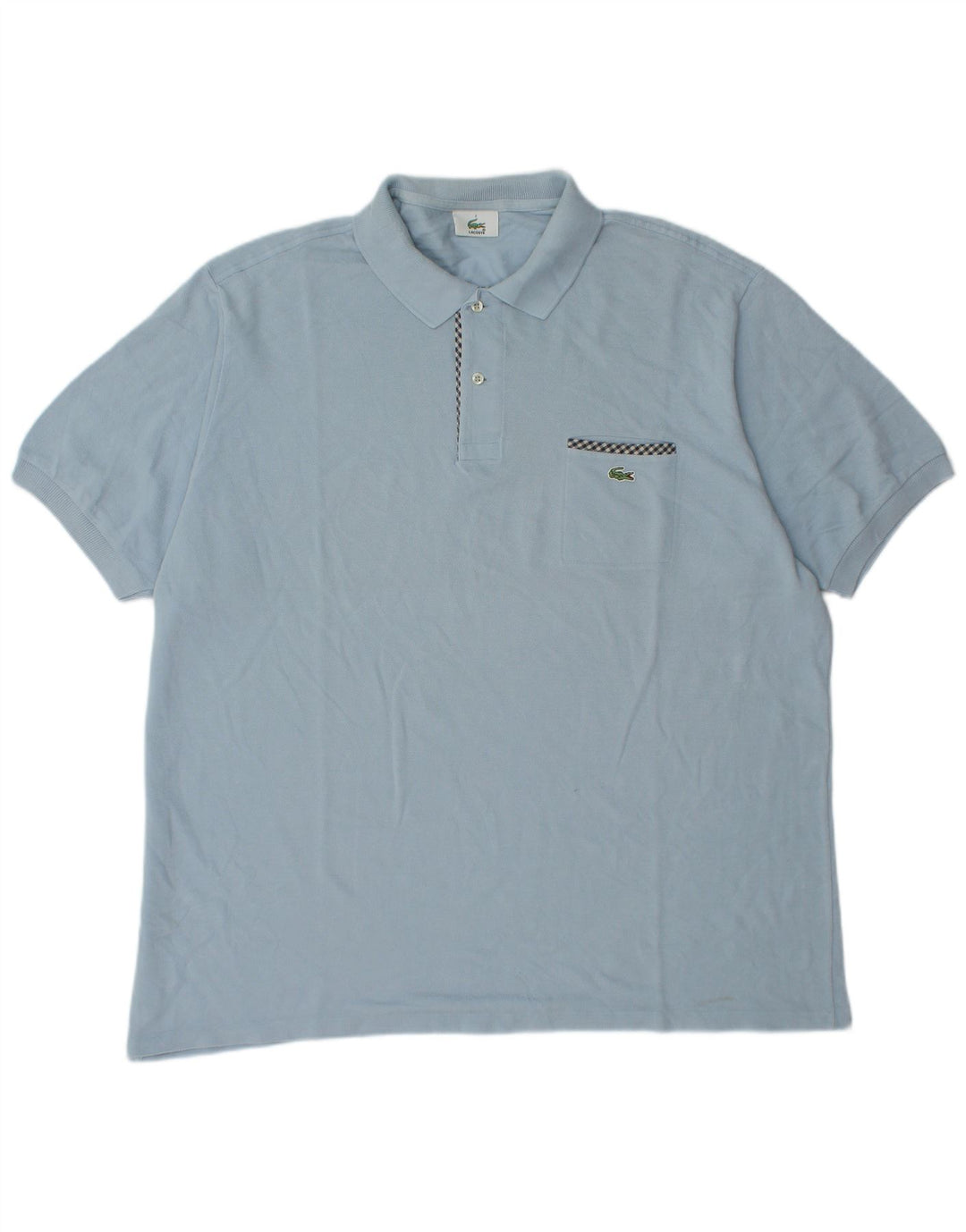 Tricou polo pentru bărbați Lacoste Mărimea 7 2XL Bumbac albastru