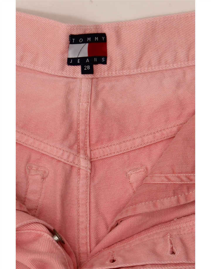 Pantaloni scurți din denim pentru femei Tommy Hilfiger W28 Medium Pink
