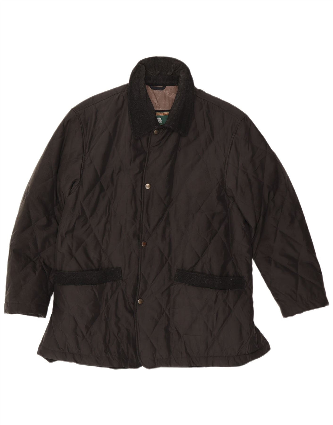 Jachetă matlasată pentru bărbați Corneliani IT 50 Large Black Classic