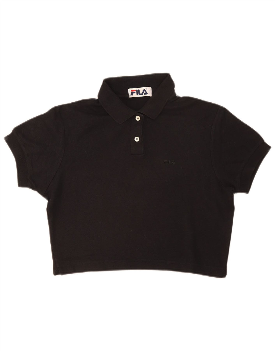 Tricou Polo Crop pentru Femei Fila IT 46 Large Negru