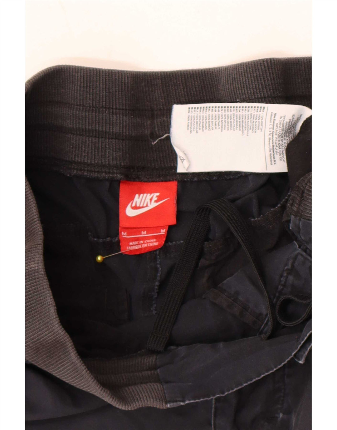 Pantaloni scurți cargo Nike pentru bărbați, medii W32, bumbac bleumarin
