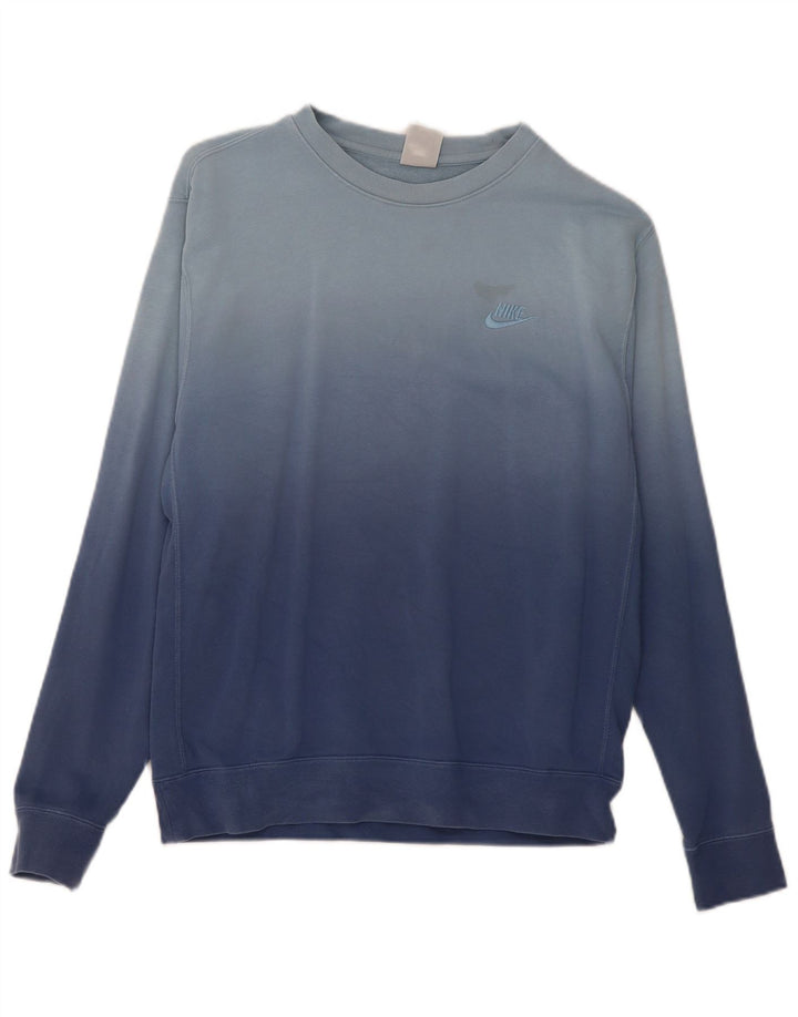 Hanorac pentru bărbați Nike Pulover Medium Blue Tie Dye Bumbac