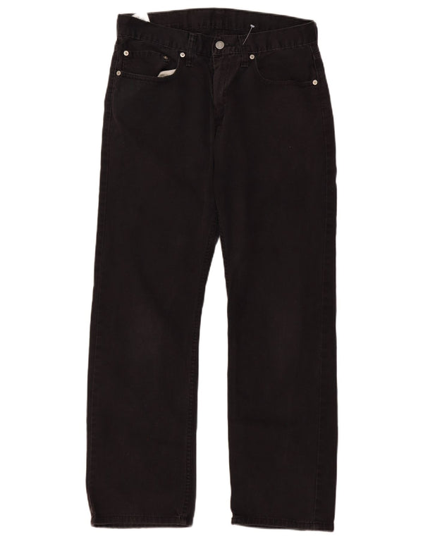 Blugi drepti pentru bărbați LEVI'S 514 W32 L30 bumbac negru