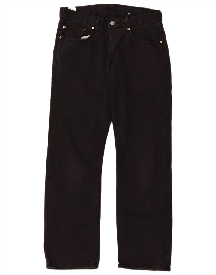 Blugi drepti pentru bărbați LEVI'S 514 W32 L30 bumbac negru