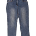 Blugi tăiați pentru femei M&Co UK 12 Medium L30 L25 Bumbac albastru