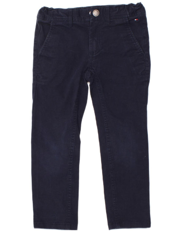 Pantaloni chino drepți Tommy Hilfiger pentru băieți 5-6 ani W22 L18 bleumarin