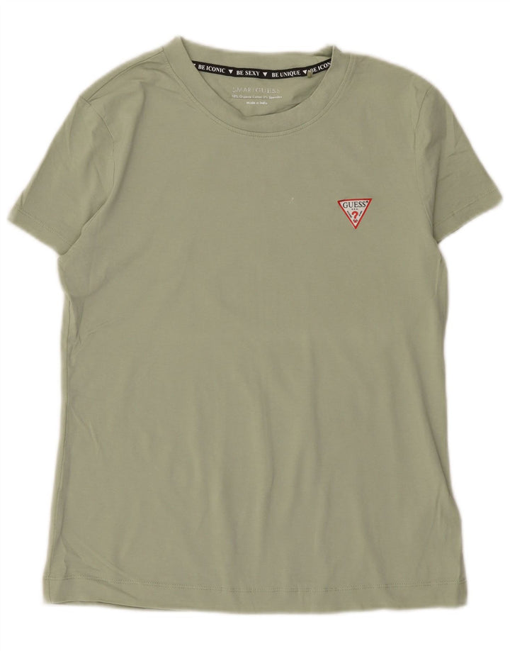 Tricou pentru femei Guess Top UK 12 Medium Green Bumbac