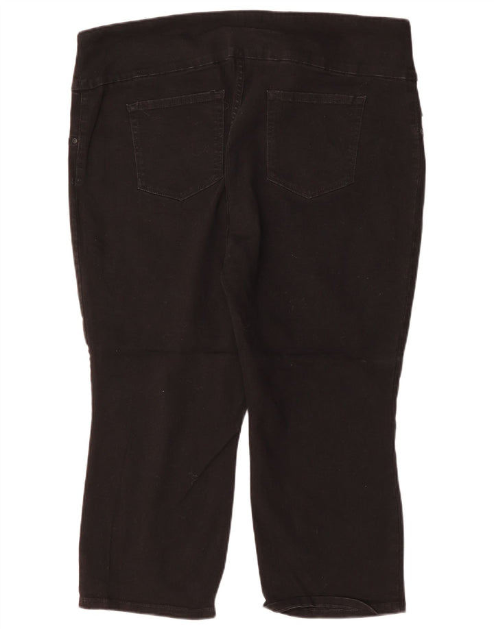 Pantaloni Capri sculptați pentru femei LEE US 20 3XL W40 L22 Negru